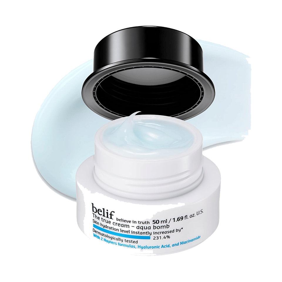 Belif The True Cream Aqua Bomb product packaging